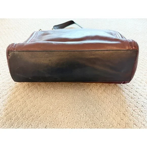 DVF Diane Von Furstenberg Faux Fur Charlotte Harper Leather Shoulder Bag - Picture 5 of 14